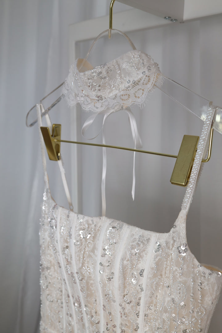 "Celestial" Embellished Mini Dress