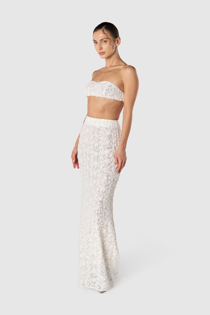 "Dove" Top & Skirt